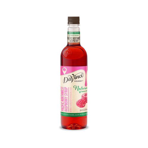 Naturals Pacific Northwest Raspberry Syrup - 4 x 750 ml Plastic