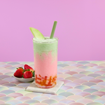 Strawberry Honeydew Boba