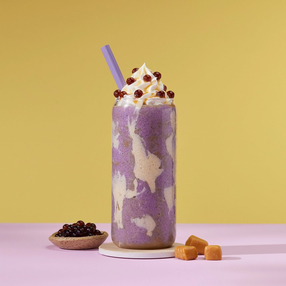 Whipped Tiger Taro Boba