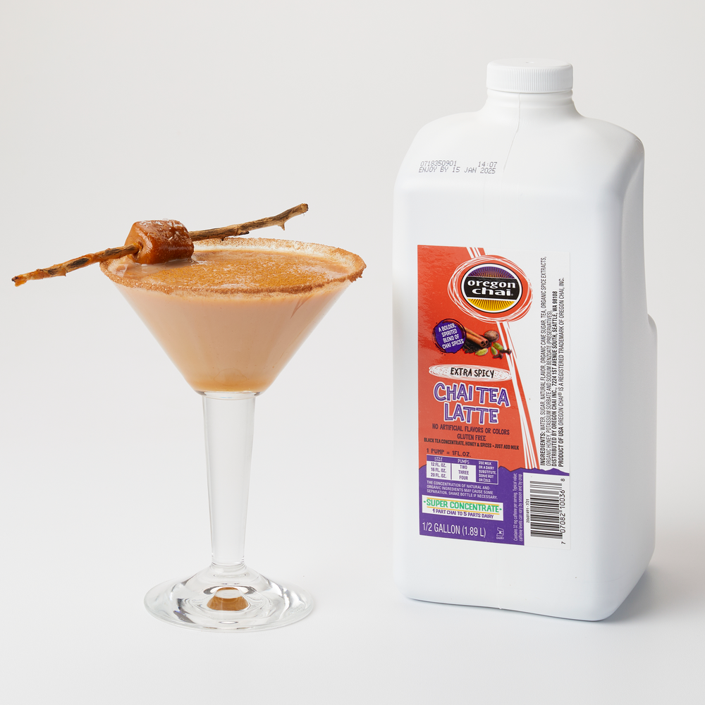 Salted Rum-chai-ta Martini