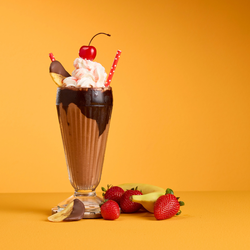 Strawberry Banana Split Smoothie