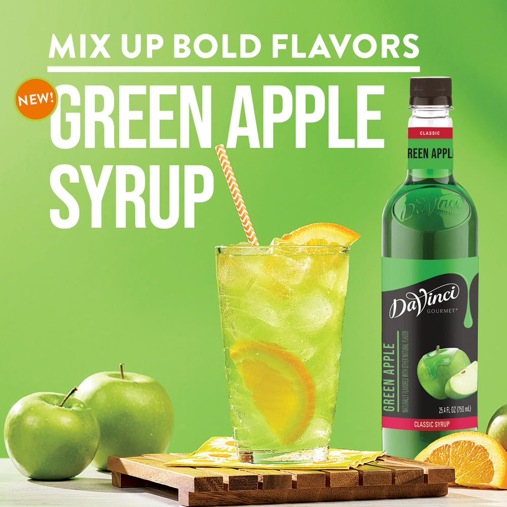 Green Apple Syrup - 4 x 750 ml