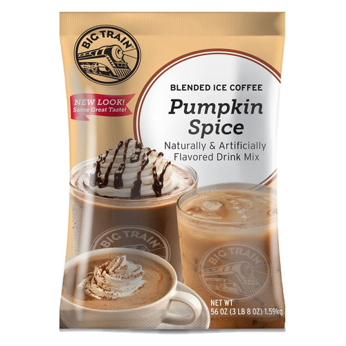 Big Train Pumpkin Spice Blended Ice Coffee Beverage Mix - 5 x 3.5lb Bags