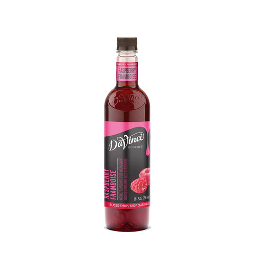 DaVinci Gourmet Classic Raspberry Syrup - 4 x 750 ml Plastic