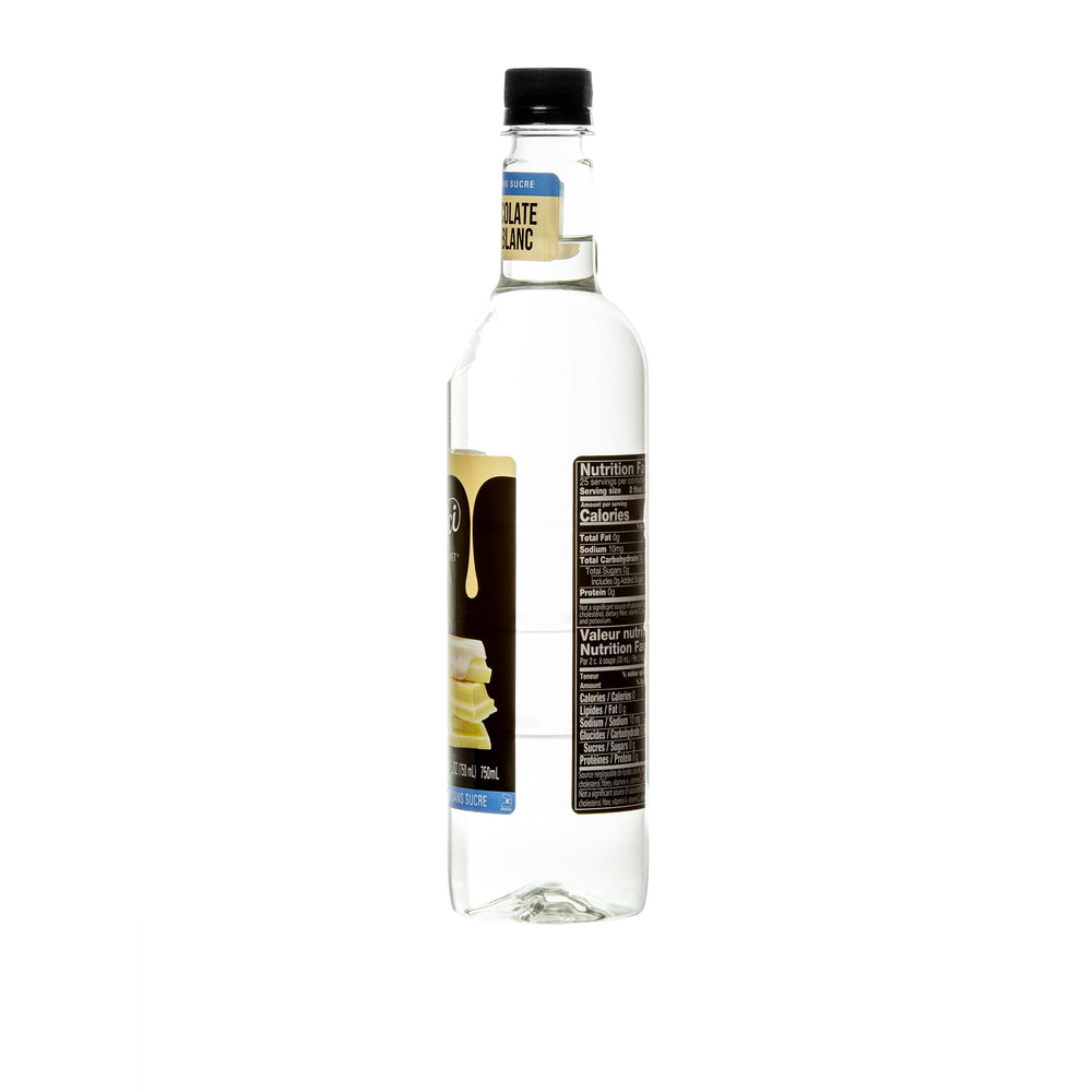 Sugar-Free White Chocolate Syrup - 12 x 750 ml Plastic