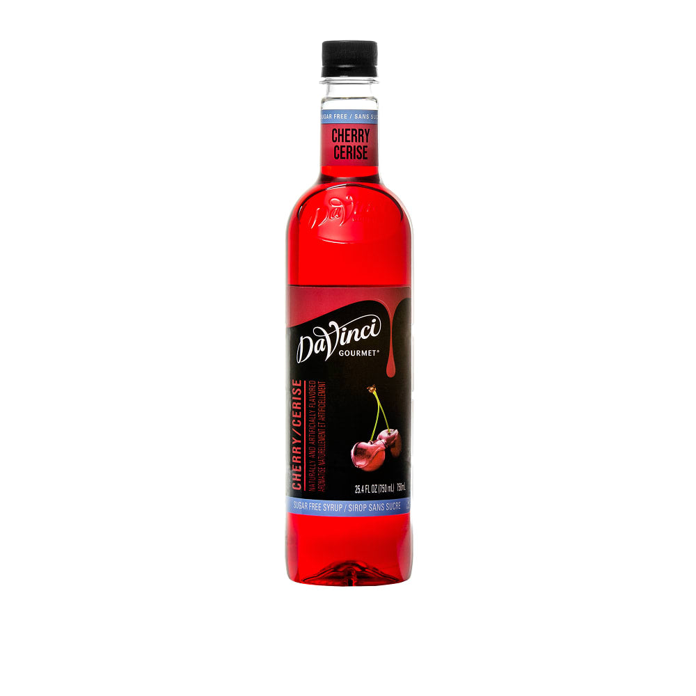 DaVinci Gourmet Sugar-Free Cherry Syrup - 4 x 750 ml Plastic