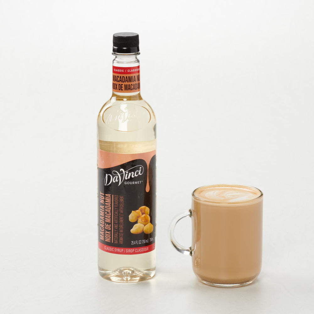 Classic Macadamia Nut Syrup - 4 x 750 ml Plastic