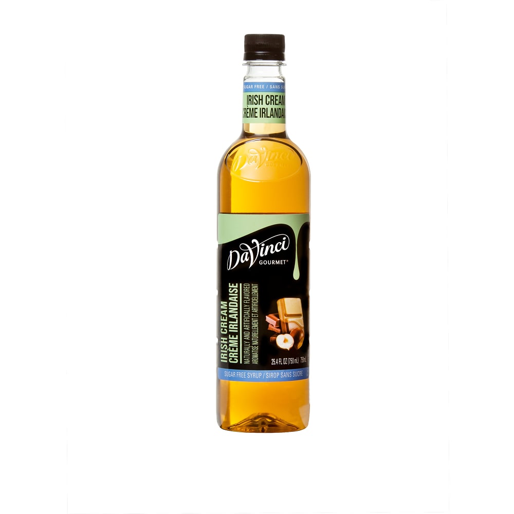 DaVinci Gourmet Sugar-Free Irish Cream Syrup - 4 x 750 ml Plastic