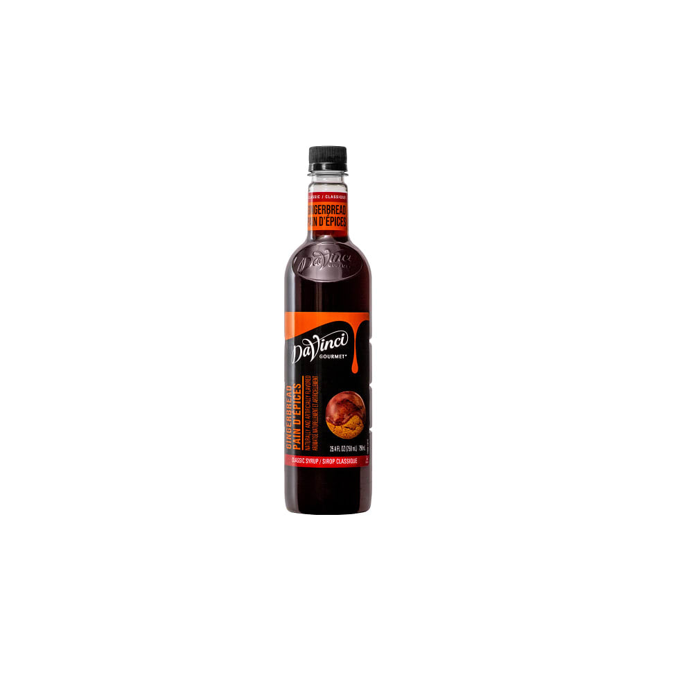 DaVinci Gourmet Classic Gingerbread Syrup - 4 x 750 ml Plastic