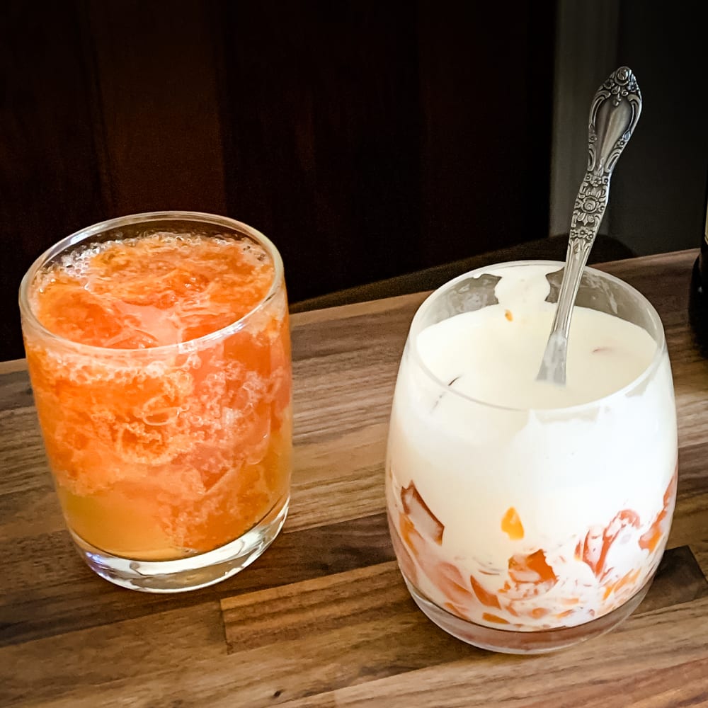 Coffee Gelatin Squares