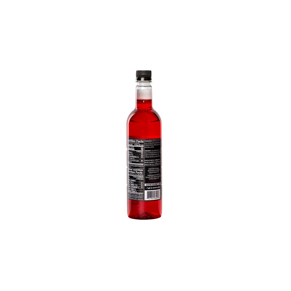 DaVinci Gourmet Sugar-Free Strawberry Syrup - 4 x 750 ml Plastic