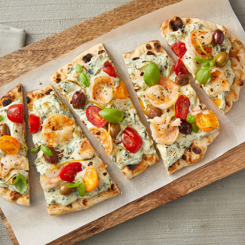 Parmesan Spinach & Artichoke Flatbread