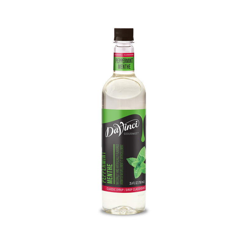 DaVinci Gourmet Classic Peppermint Syrup - 4 x 750 ml Plastic