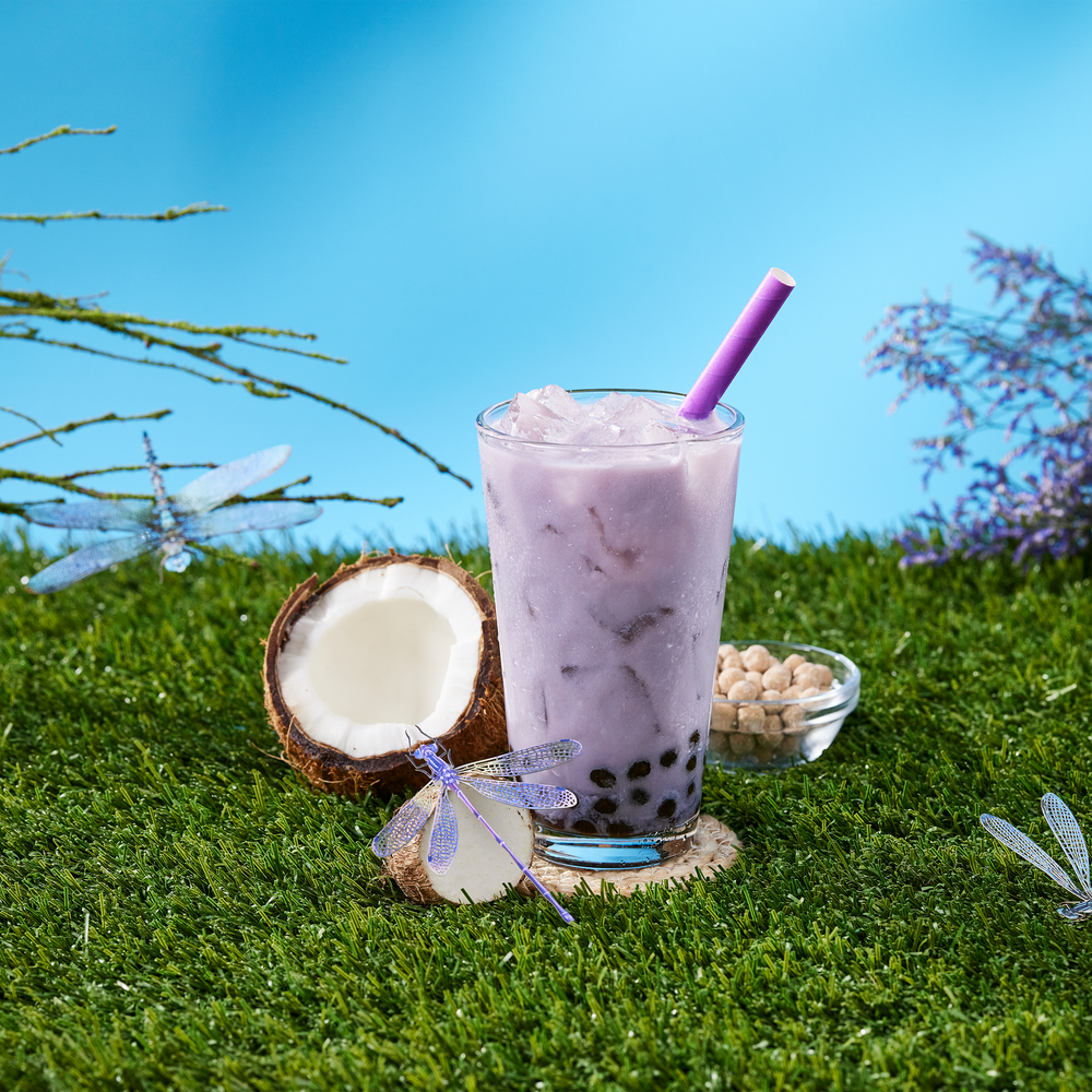 Dragonfly Taro Boba Tea Dragonfly Taro Boba Tea