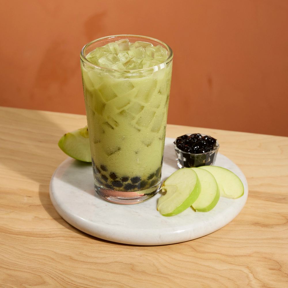 Green Apple Matcha Bubble Tea