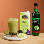 Green Apple Matcha Bubble Tea