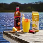 Bursting Frozen Passion Fruit Lemonade