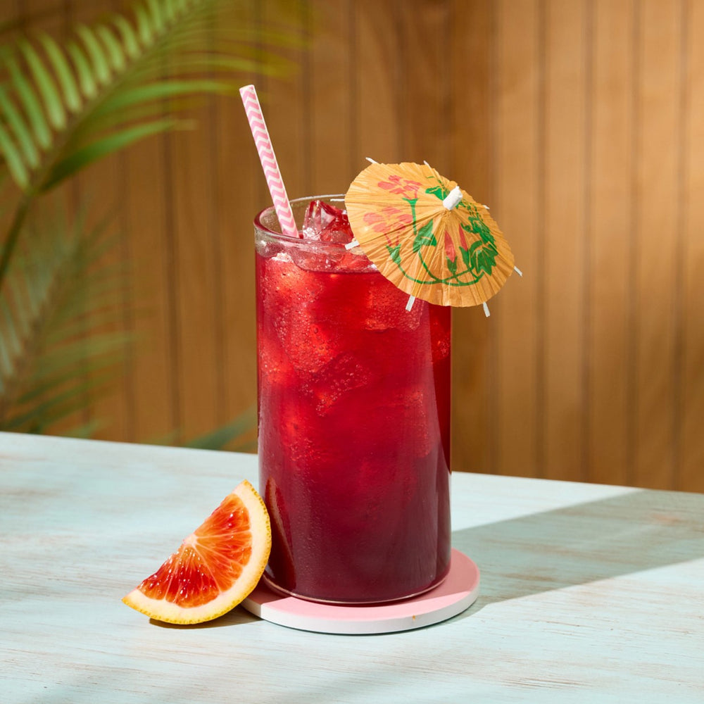 Blood Orange Hibiscus Energy Cooler