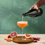 Sparkling Blood Orange Paper Plane