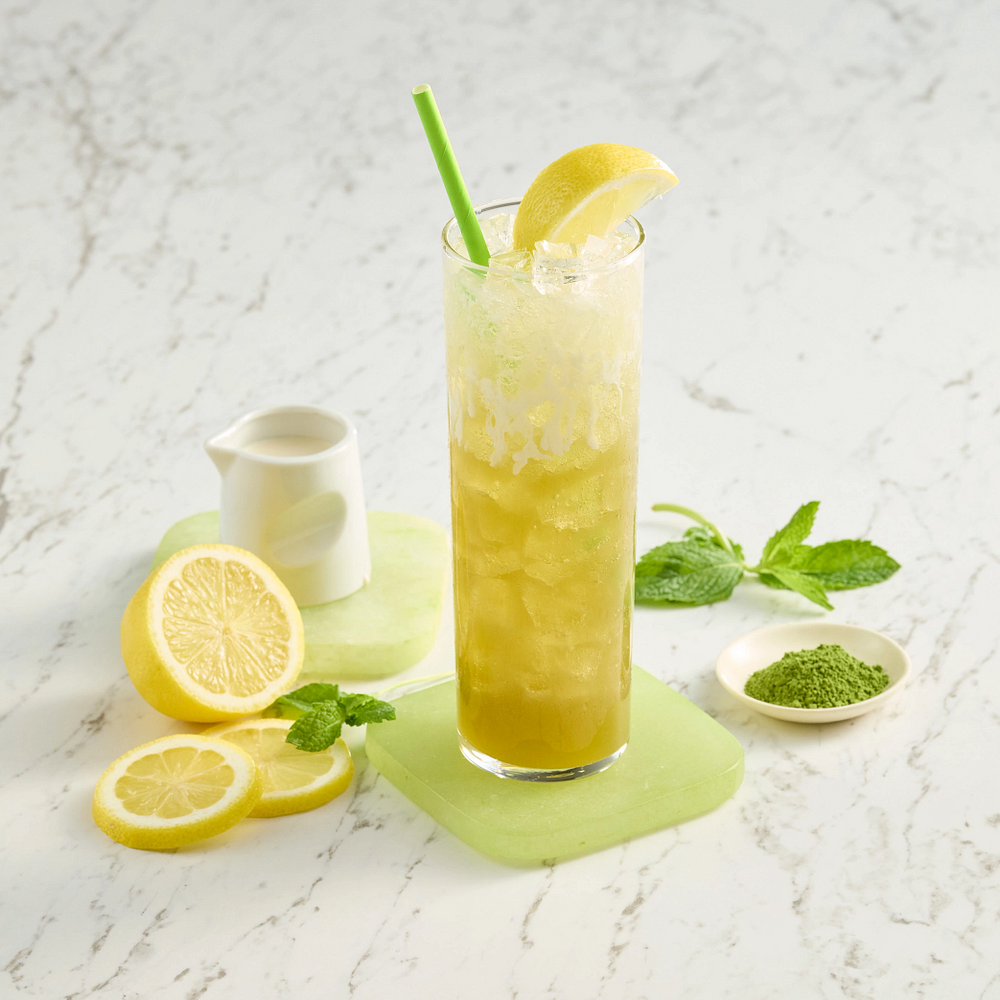 Matcha Lemon Lime Dirty Soda