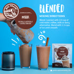 Mocha Blended Iced Coffee Beverage Mix Sachet - 12 x 2.9oz