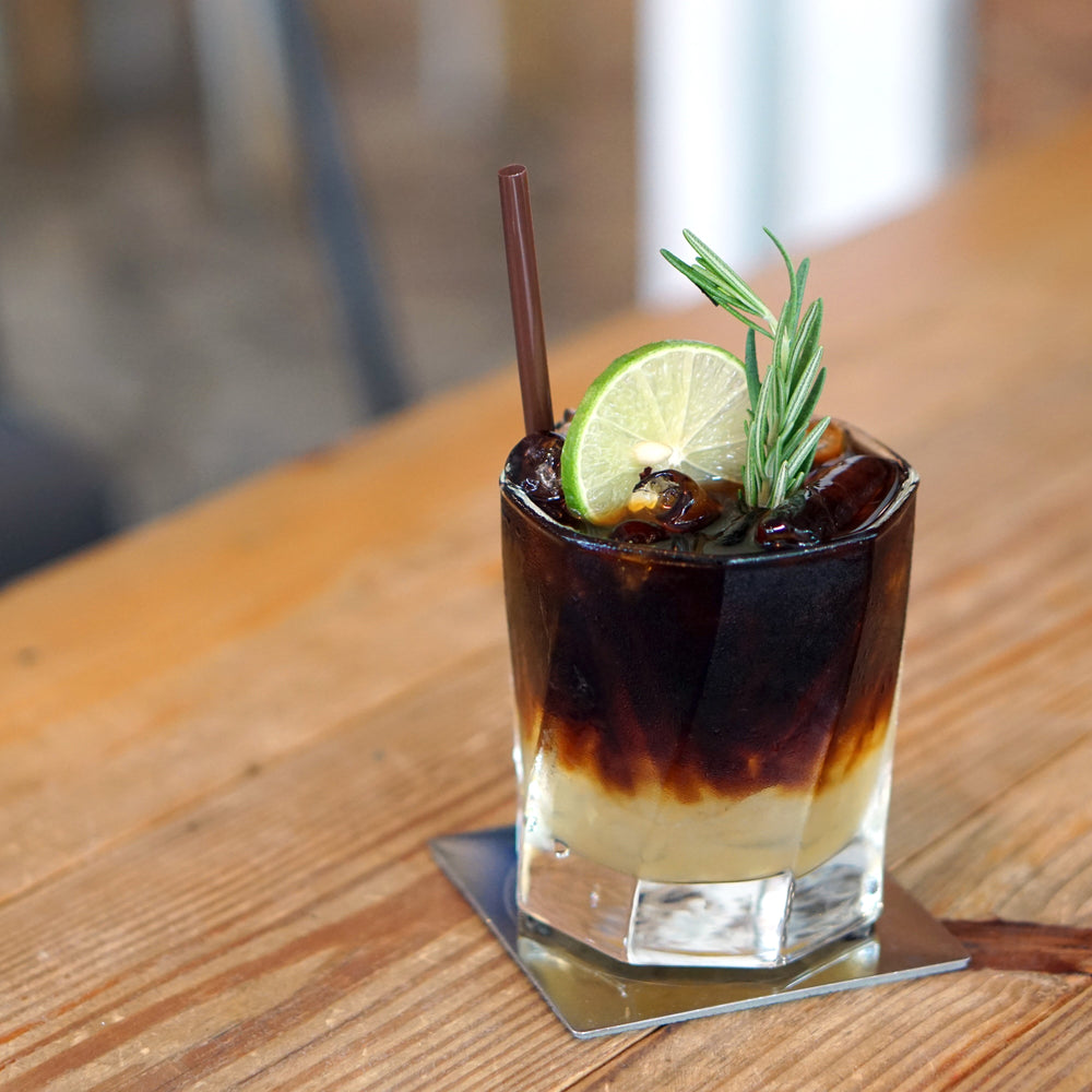 Cold Brew Peach Lemonade