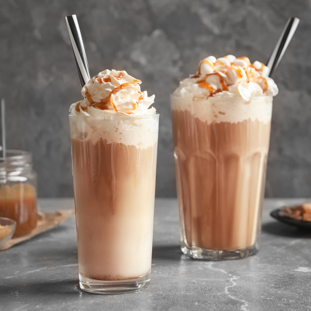 Dulce de Leche Marshmallow Frappe
