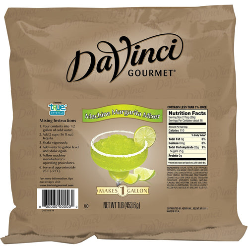 DaVinci Gourmet Machine Margarita Cocktail Mixer - 12 x 16 oz Bags