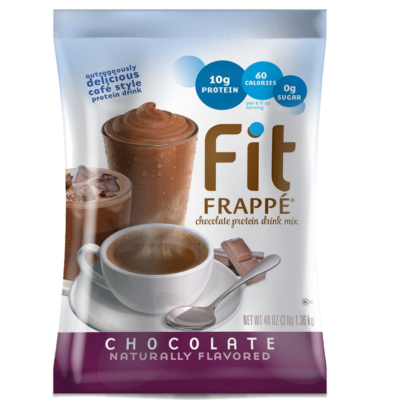 Big Train Fit Frappe Chocolate Protein Beverage Mix - 4 x 3lb Bags