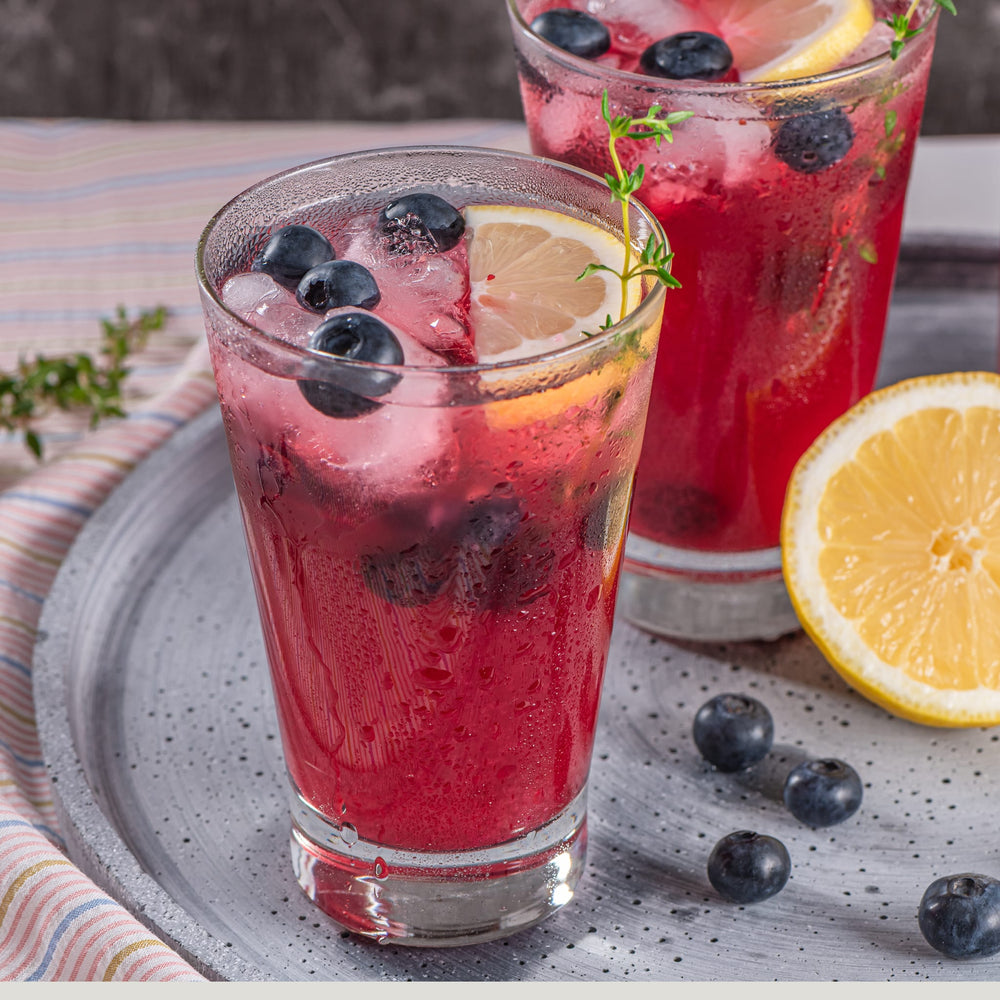 Blueberry Whiskey Sour