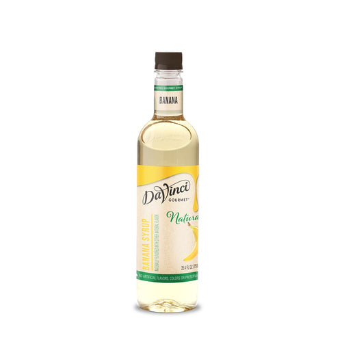 DaVinci Gourmet Naturals Banana Syrup - 4 x 750 ml Plastic