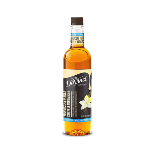 DaVinci Gourmet Sugar-Free Madagascar Vanilla Syrup - 4 x 750 ml Plastic