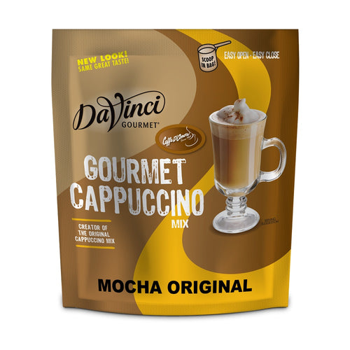DaVinci Gourmet Mocha Cappuccino Beverage Mix - 5 x 3 lb Bag