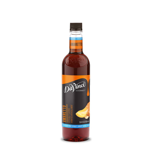 DaVinci Gourmet Sugar-Free Amaretto Syrup - 4 x 750 ml Plastic