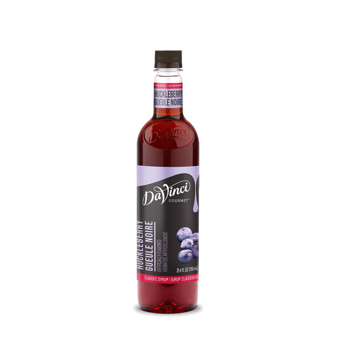 DaVinci Gourmet Classic Huckleberry Syrup - 4 x 750 ml Plastic