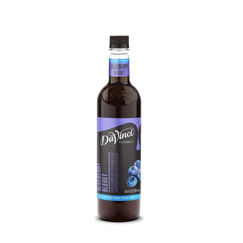DaVinci Gourmet Sugar-Free Blueberry Syrup - 4 x 750 ml Plastic