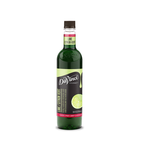 DaVinci Gourmet Classic Lime Syrup - 4 x 750 ml Plastic
